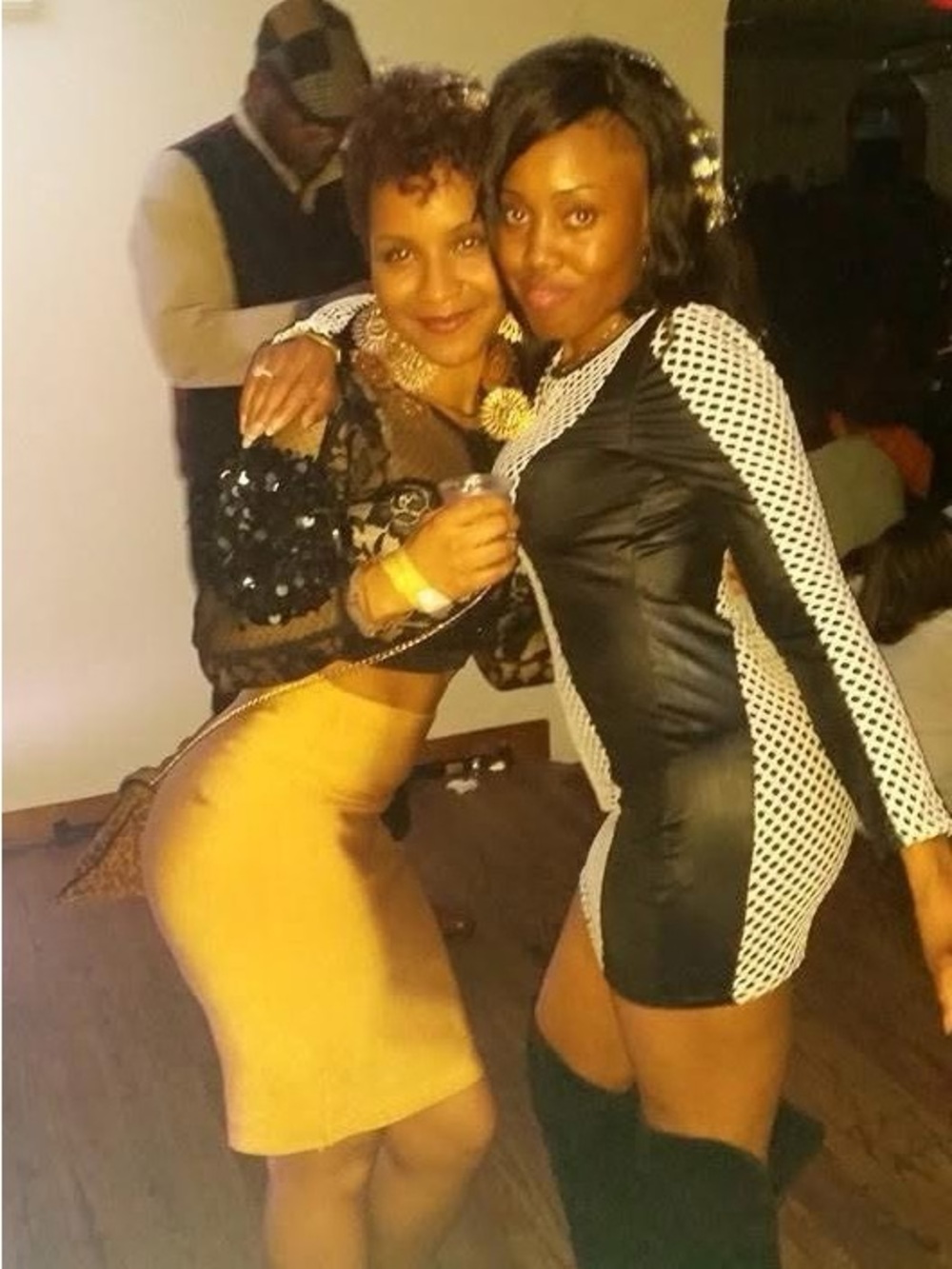 Black & White Mesh Panel Bodycon Dress Long Sleeve Size Small/Medium